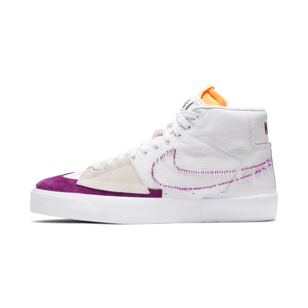 Nike SB Zoom Blazer Mid Edge Skateboardschuh – Weiß Weiß (DA2189-100)