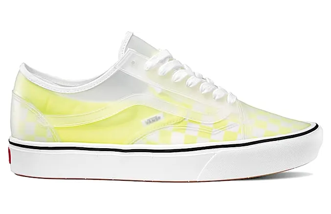 Vans ComfyCush Slip-Skool Checkerboard Safety Yellow (VN0A4P3EWYJ)