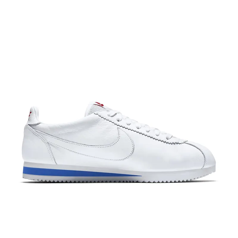 Nike Classic Cortez Swooshless White White/Varsity Red-Varsity Royal-White (807480-103)
