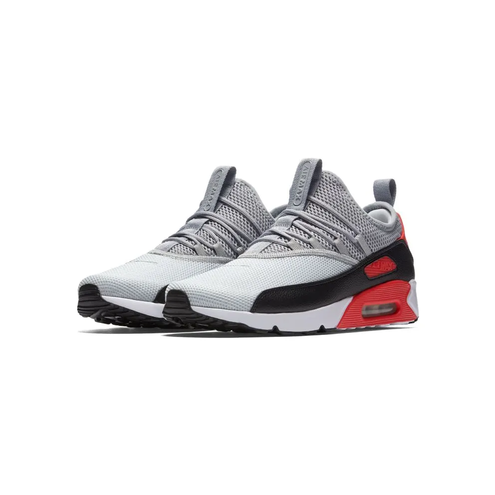 Nike Air Max 90 EZ Wolf Grey Bright Crimson Wolf Grey/Cool Grey-Black-Bright Crimson-White (AO1745-002)