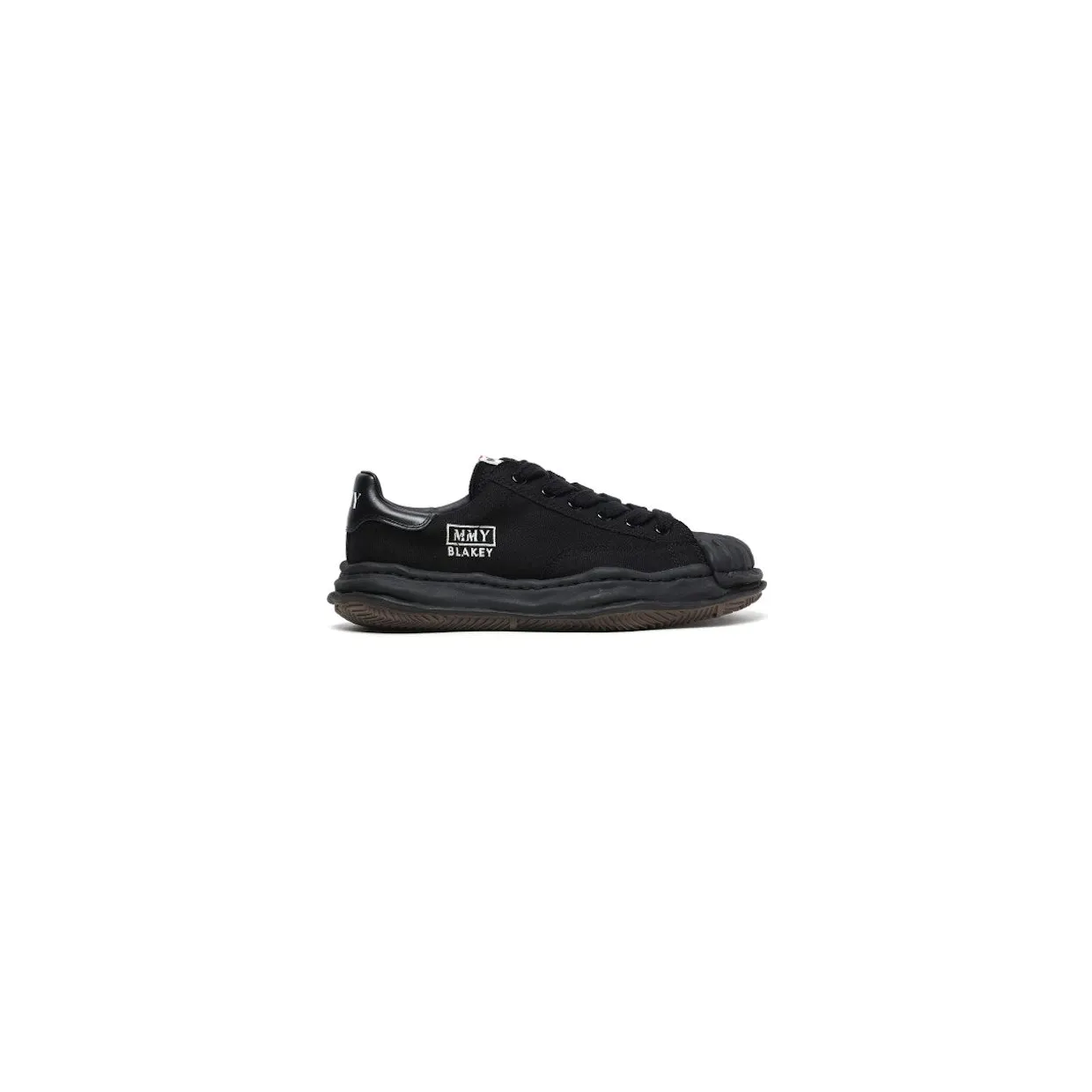 Maison Mihara Yasuhiro Blakey OG Sole Canvas Low Black (A08FW735-BLKBLK) (2)