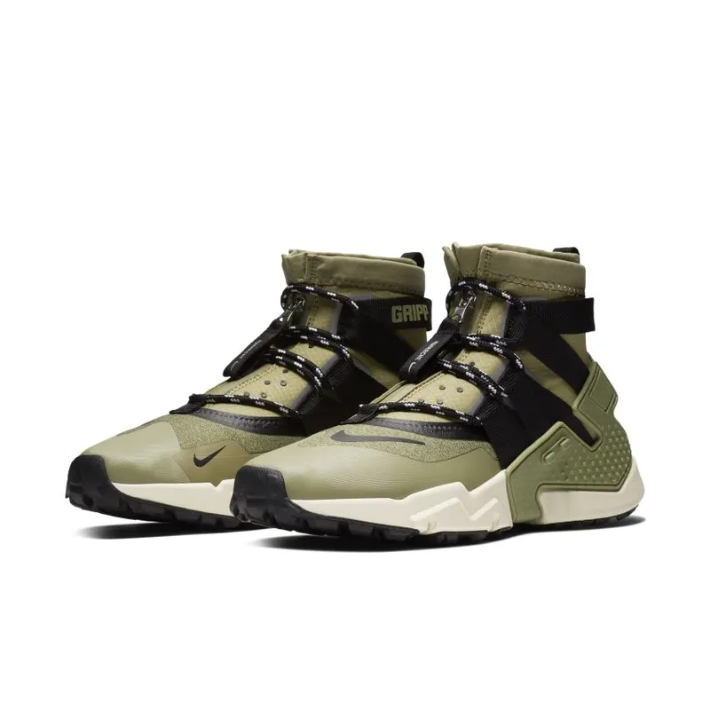 Nike Air Huarache Gripp Neutral Olive Neutral Olive/Light Cream-Medium Olive-Black (AO1730-200)