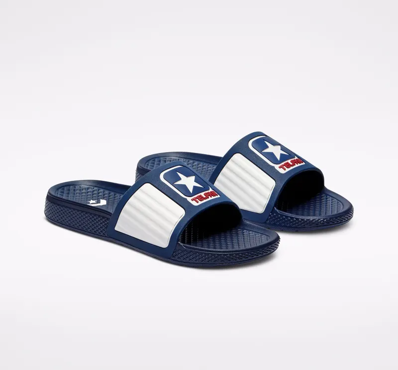 Converse Converse x TELFAR All Star Slide Navy Peony/White/riverside