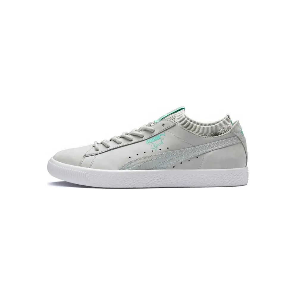 Puma Clyde Sock Lo Diamond Supply Co Grey Glacier Grey/Glacier Grey (365653-02)