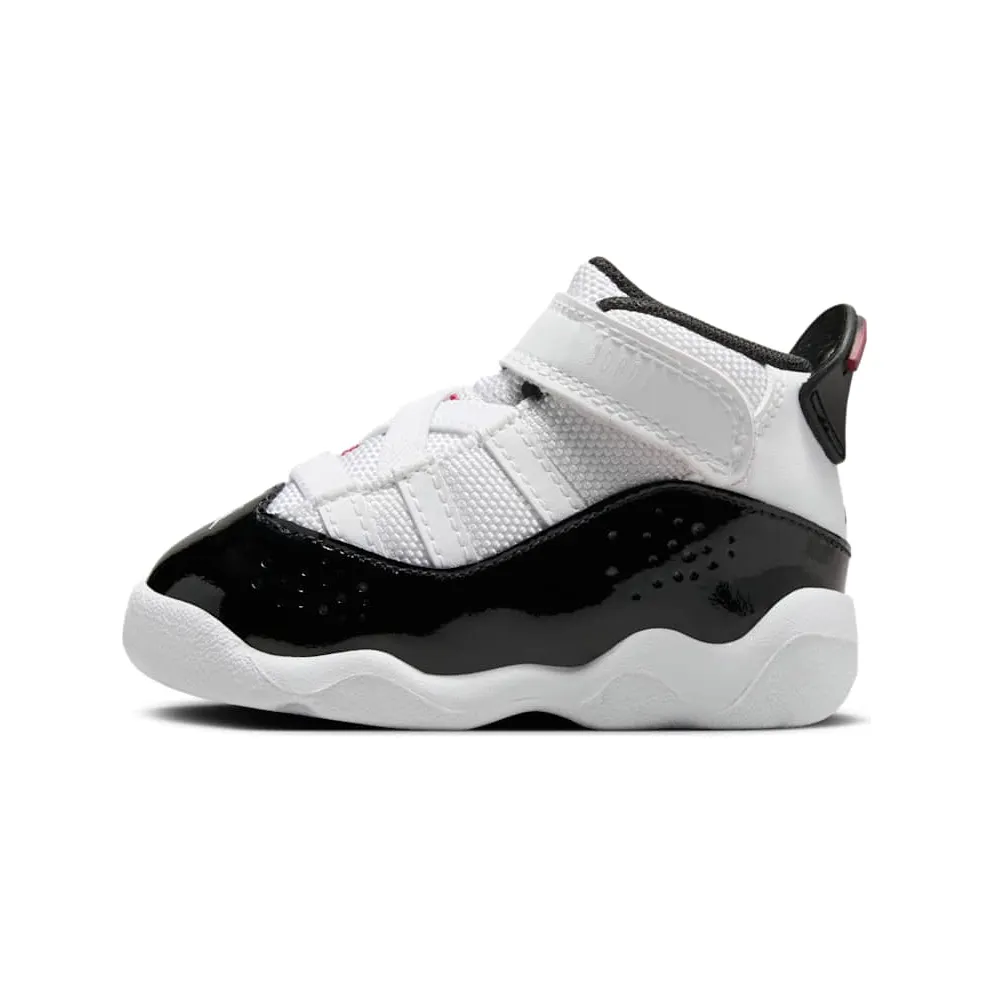 Jordan 6 Rings TD “White Varsity Red Black” (323420-164)