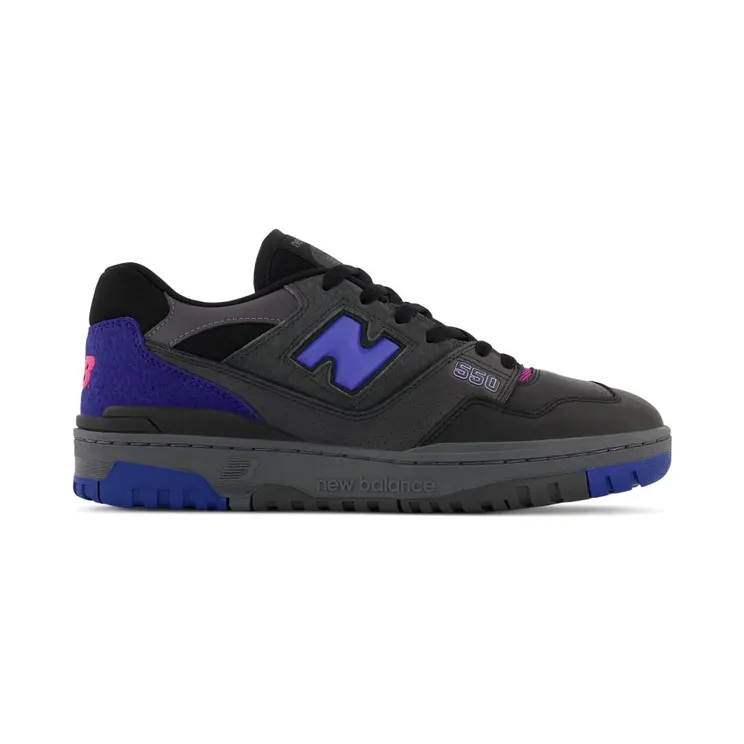 New Balance Black & Blue 550 Sneakers (BB550SSB)