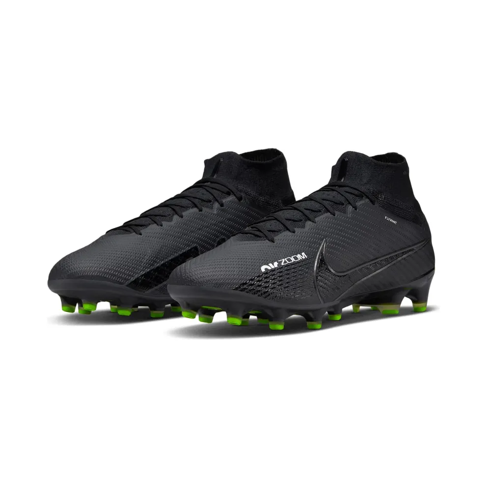 Nike Zoom Mercurial Superfly 9 Elite AG-Pro Black White Volt (DJ5165-001)