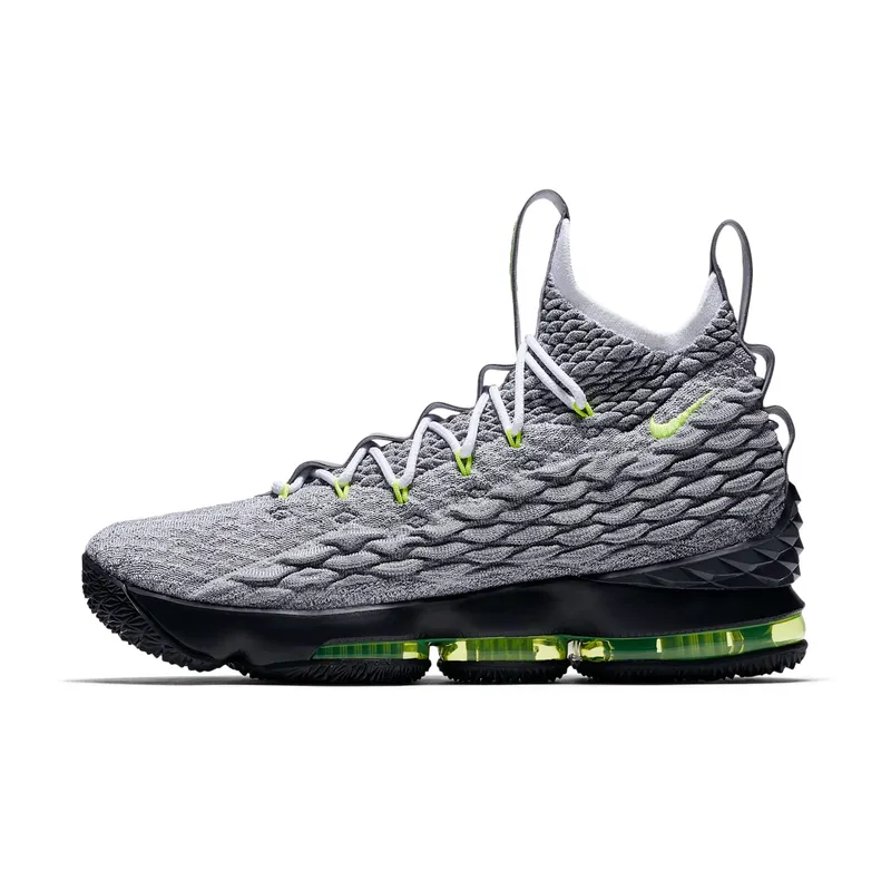 Nike LeBron 15 Air Max 95 Cool Grey/Neon Yellow (AR4831-001)