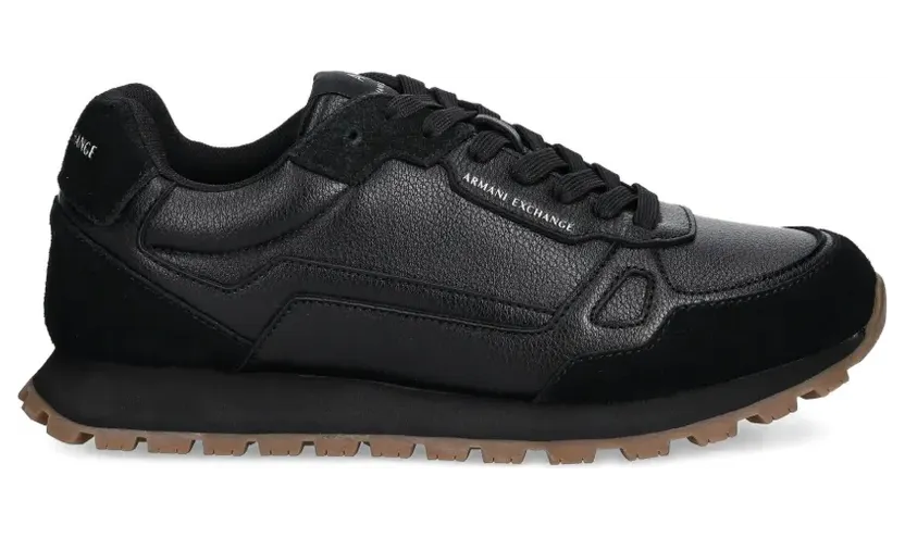 Armani Exchange Sneakers mit Einsätzen – Schwarz (XM001725AF17540)