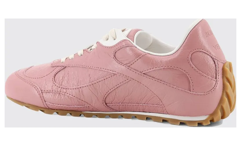 Bottega Veneta Orbit Flash Leather Sneakers Pink (867941V65C05052) (2)