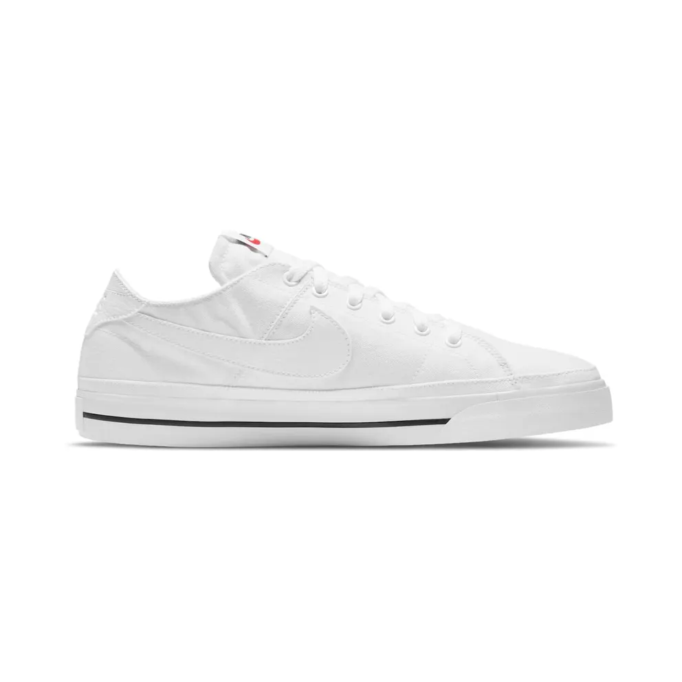 Nike Court Legacy Canvas White Black (CW6539-100)