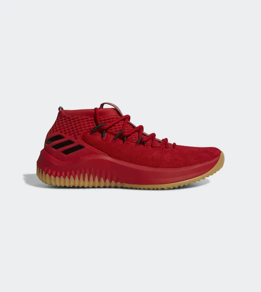 Adidas Dame 4 ‘Red Gum’ Scarlet/Hi-Res Red/Black (CQ0186)