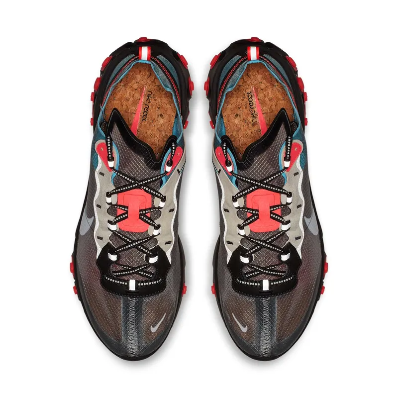 Nike React Element 87 Blue Chill Solar Red Black/Cool Grey-Blue Chill-Solar Red (AQ1090-006)