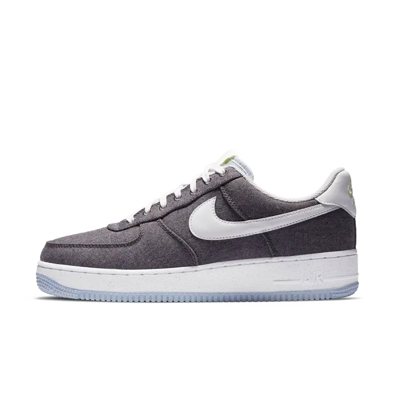 Nike Air Force 1 Low Recycled Canvas Iron Grey/White-Barely Volt (CN0866-002)