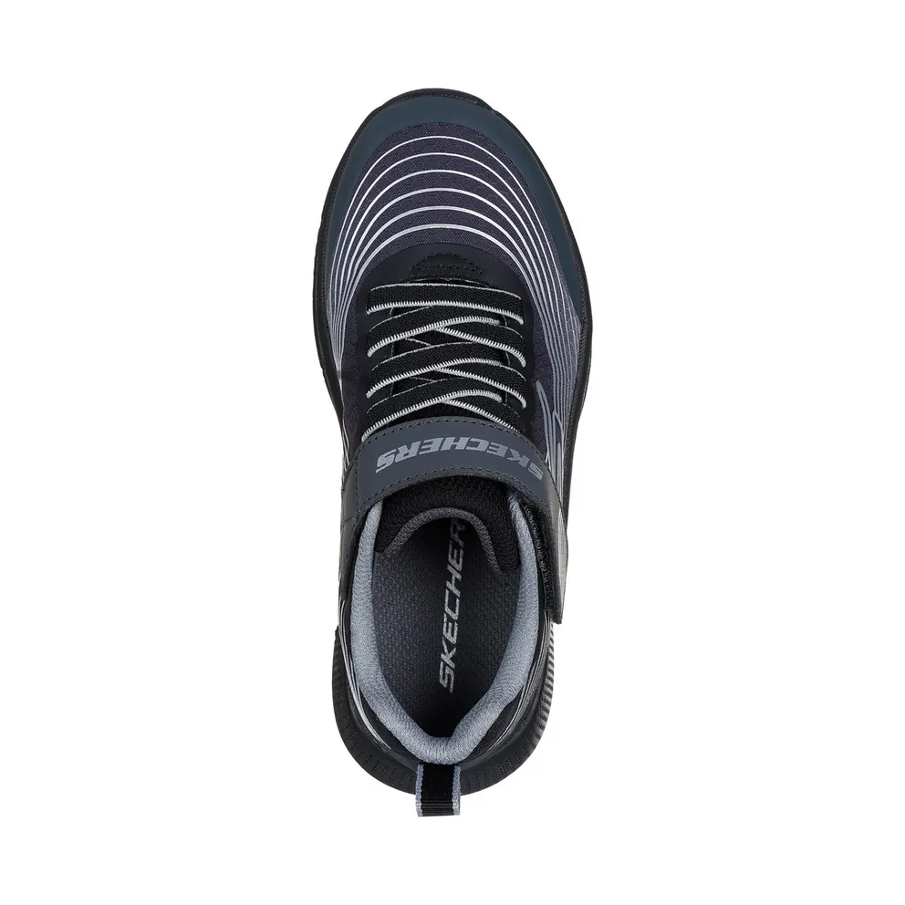 Skechers Microspec Advance Sneaker Black/Silver