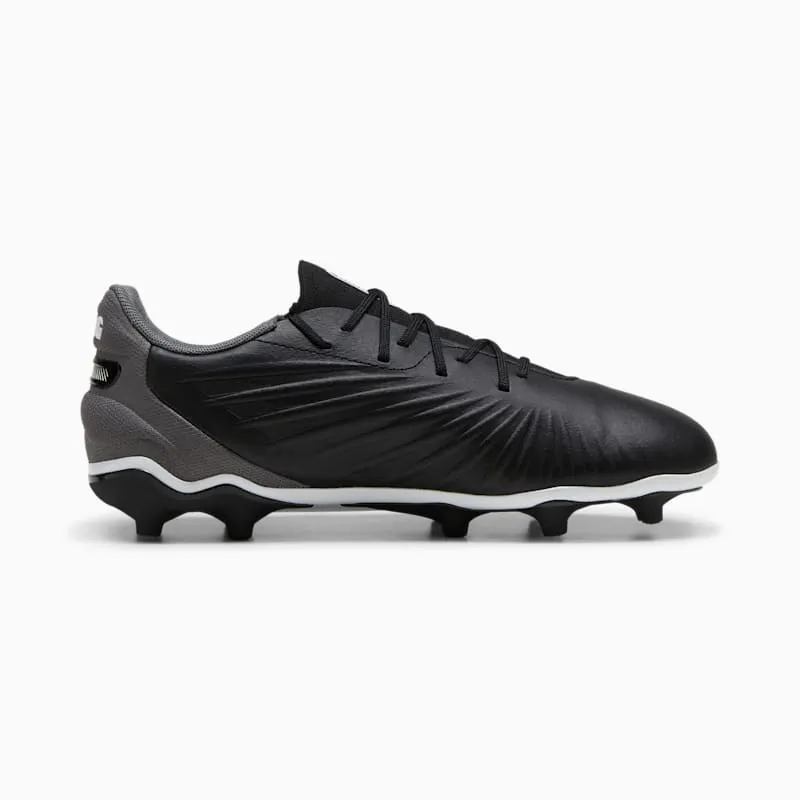 Puma King Match FG/AG Jr Black White Cool Dark Grey (108048-01)
