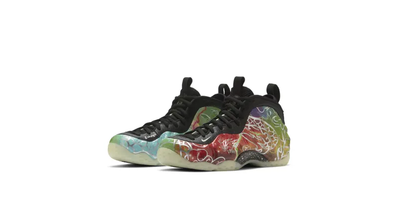 Nike Air Foamposite One Beijing Planet Hoops Multi-Color/Green Strike-Black (CW6769-930)