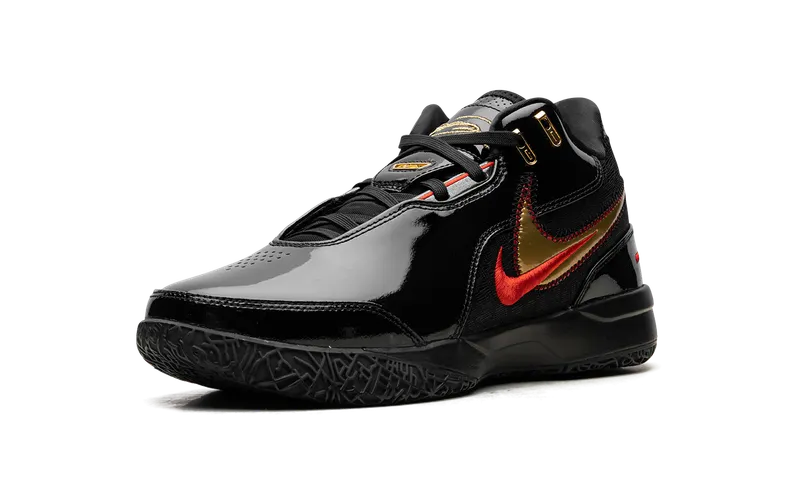 Nike Zoom LeBron NXXT Gen AMPD “Black University Red Gold” (FJ1567-001)
