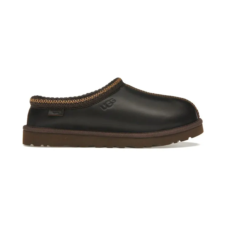 UGG Tasman LTHR Regen Slipper Ironwood (1163890-IWD)