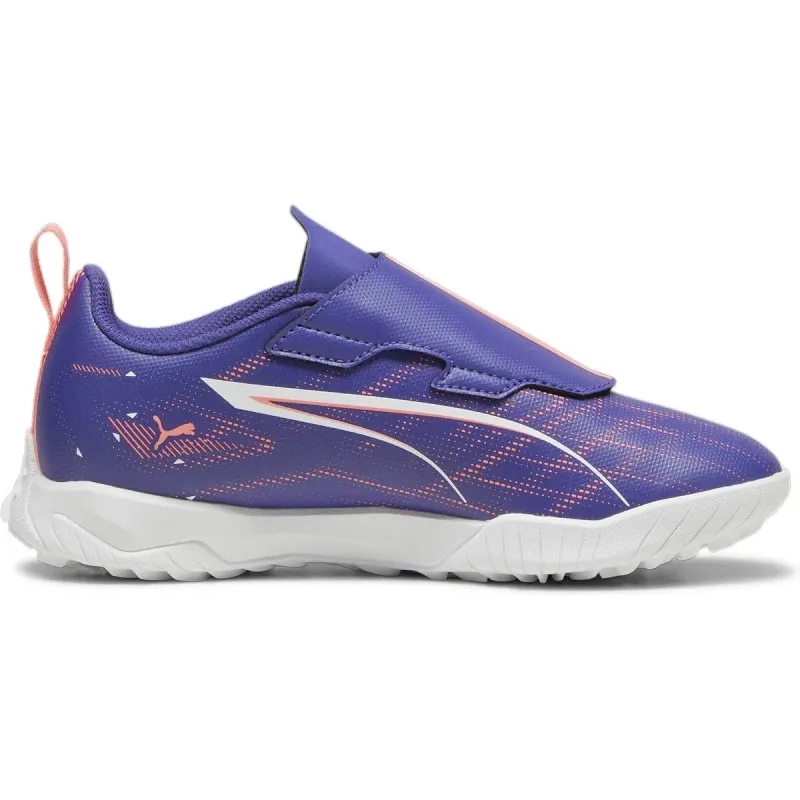 Puma Ultra 5 Play TT Multinocken-Fußballschuhe Kids 01 – lapis lazuli/puma white/sunset glow 31 für Kids, blau, Größe 28 EU / 10 Kids UK (107909)