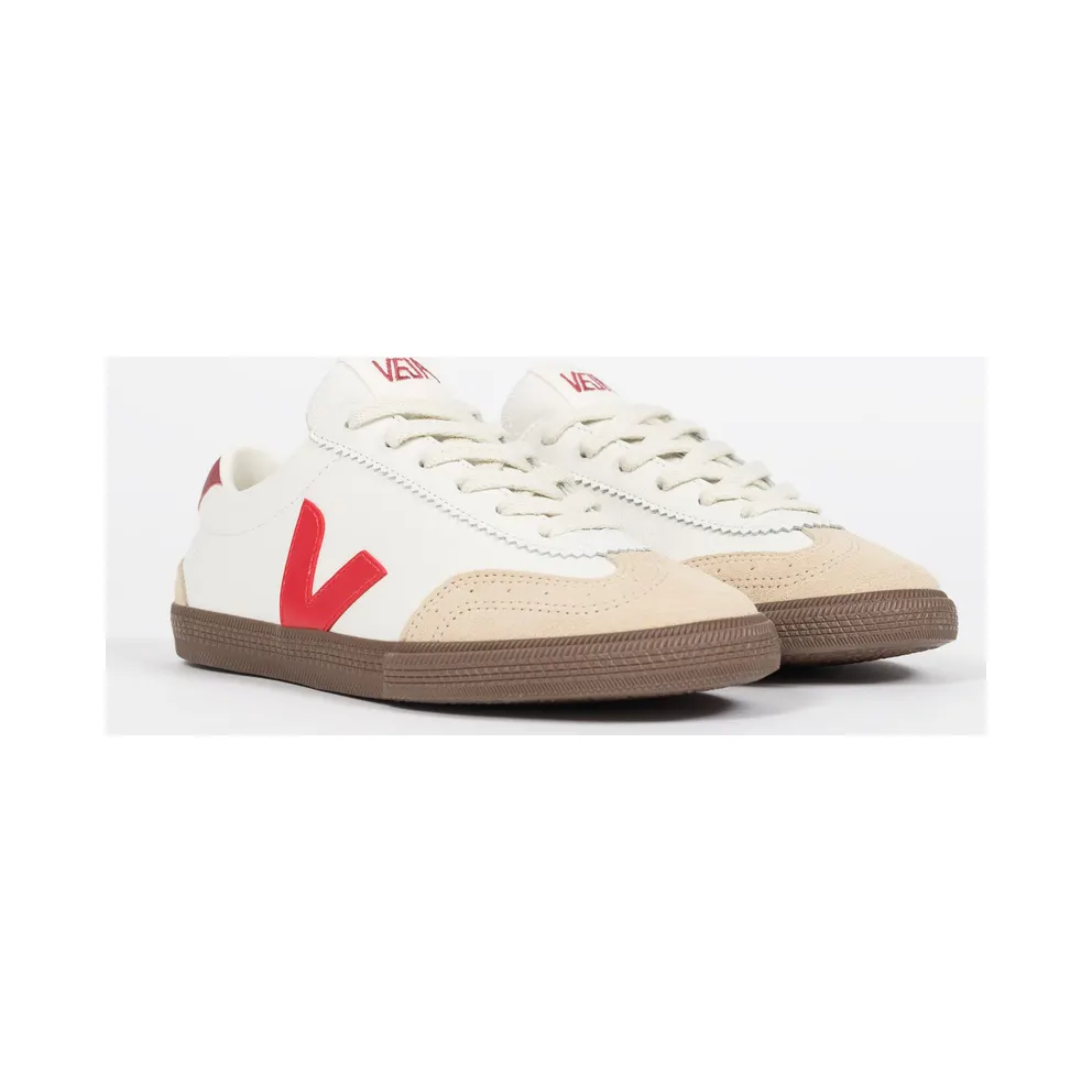 Veja Volley O.T. Leather “White/Red / Sand” (VO2003533)