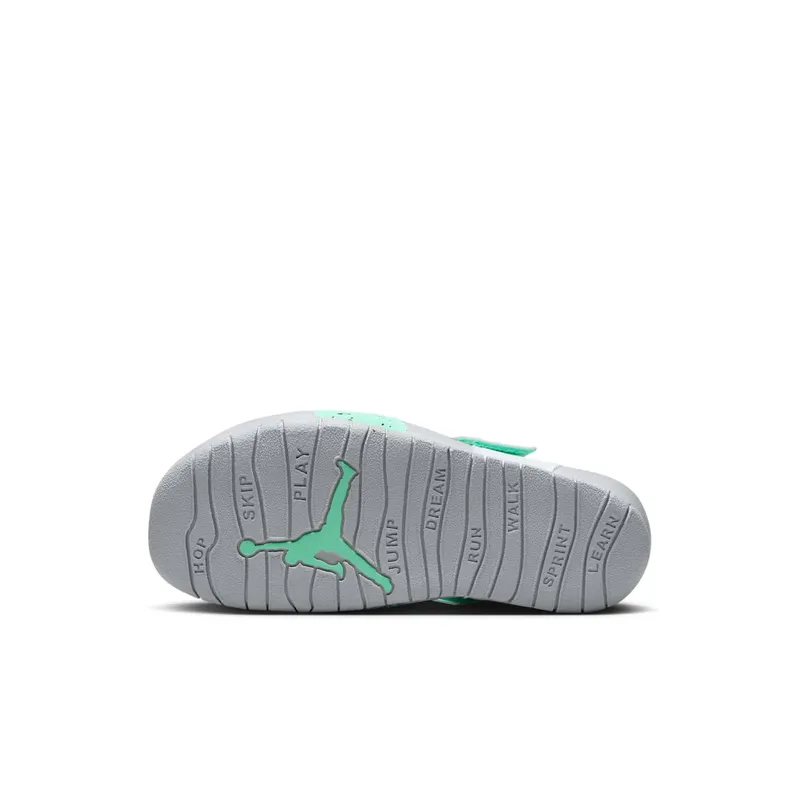 Jordan Flare Green Glow Wolf Grey White Black (CI7849-302)
