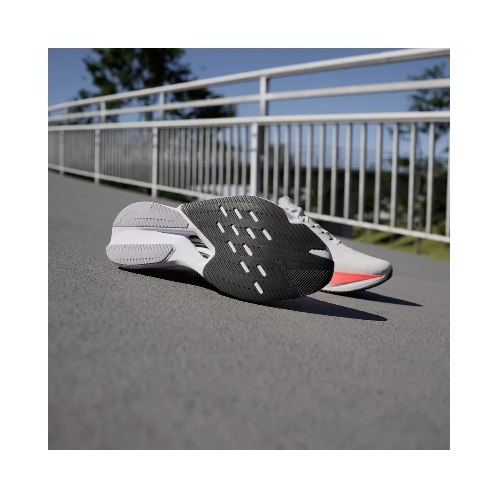 adidas Adizero Boston 12 Cloud White Aurora Met. Solar Red (IF9210)