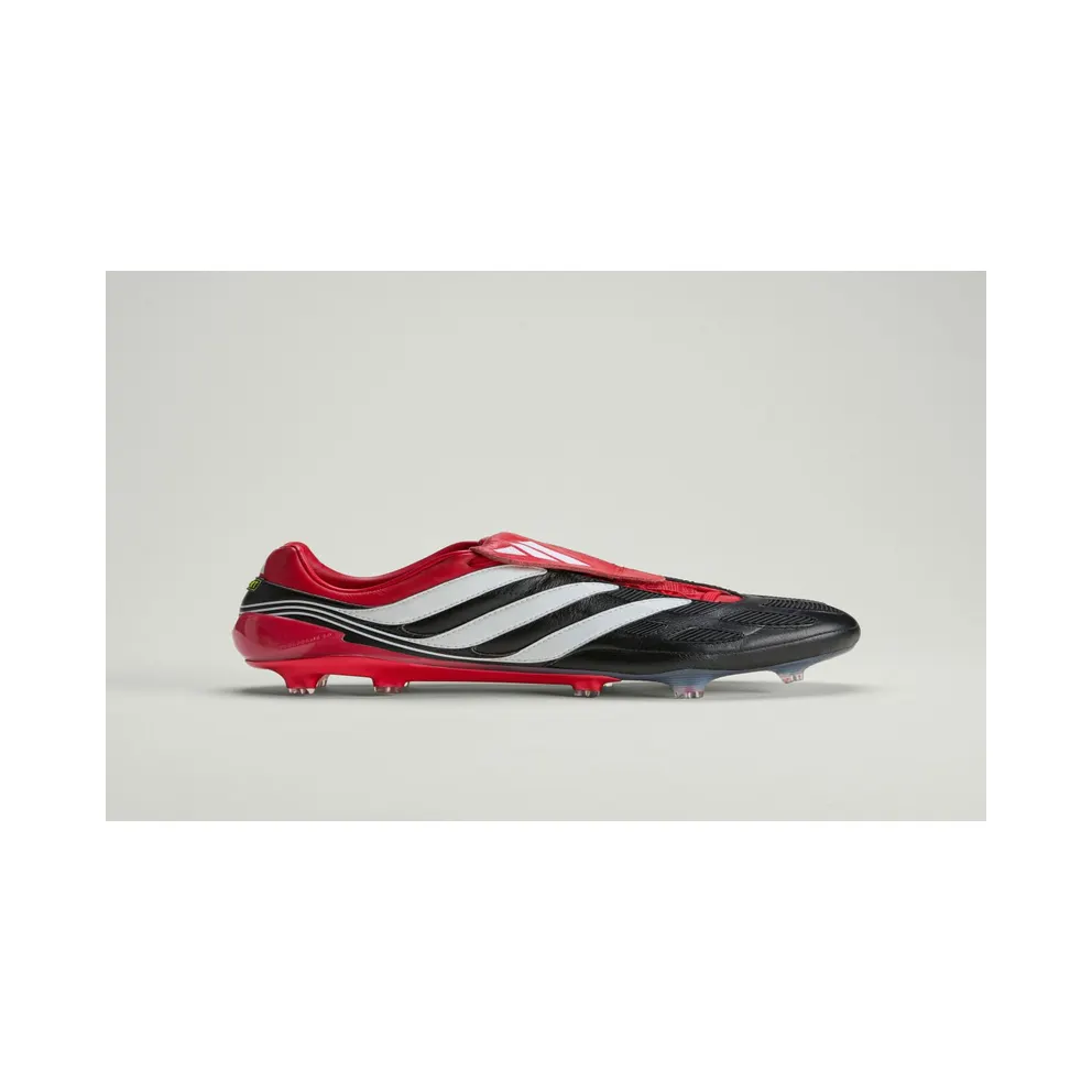 adidas Predator Precision FG Black White Collegiate Red Made in Germany (JS0572)