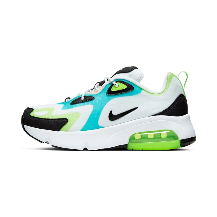 Nike Air Max 200 SE “White / Electric Green / Oracle Aqua / Black” (CJ4035-101)