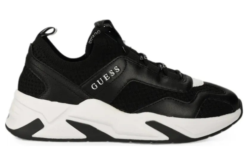 Guess Usa Geniver met chunky zool en logo-print “Black” (FLPGE2FAB12)