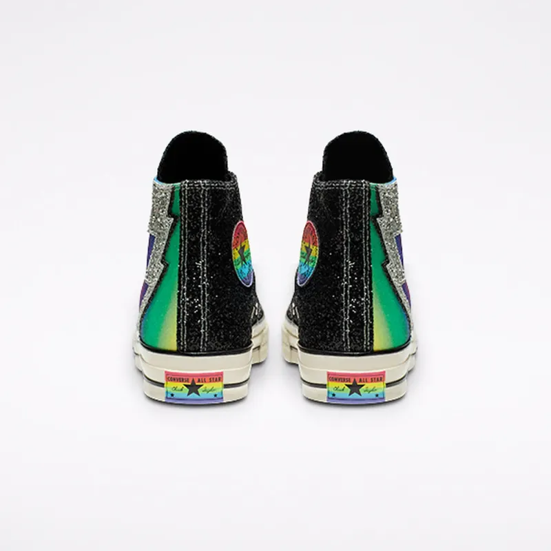 Converse Chuck Taylor All-Star 70s Hi Pride Rainbow (2019) Black/Egret-Multi (165713C)