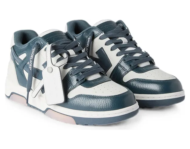 Off-white Leather Lace-up “White/White” (OF05736430 WHBLU) (3)
