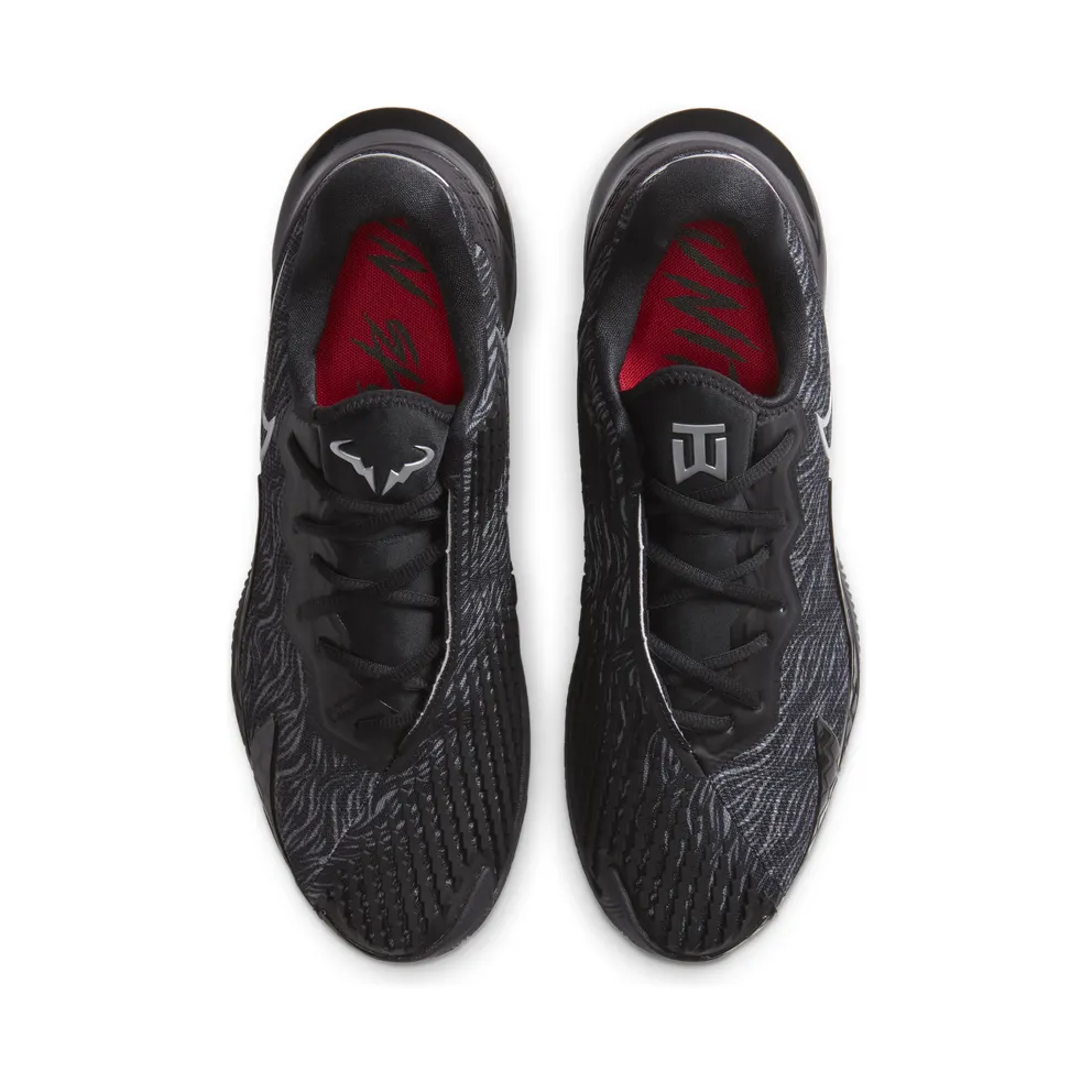 NikeCourt Air Zoom Vapor Cage 4 (gravel) “Black / University Red / Metallic Silver” (CD0425-002)