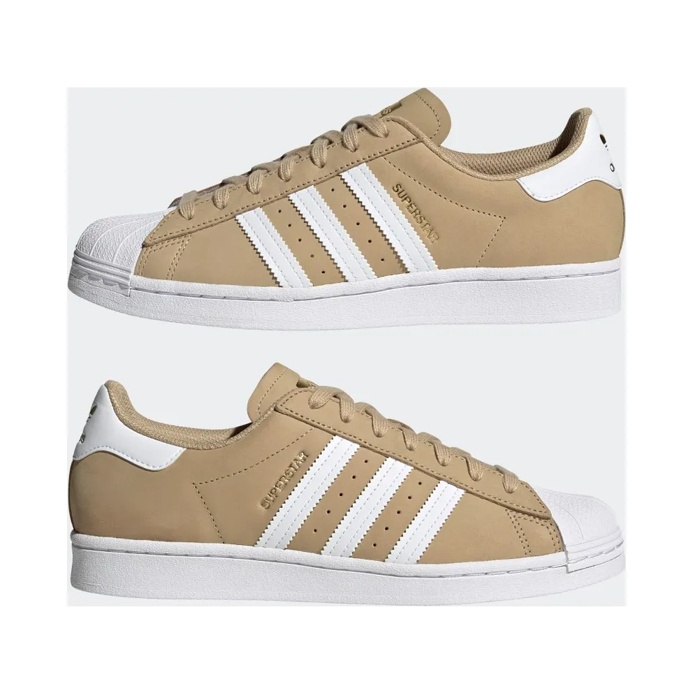 adidas Superstar Beige Tone / Cloud White / Gold Metallic (H00164)