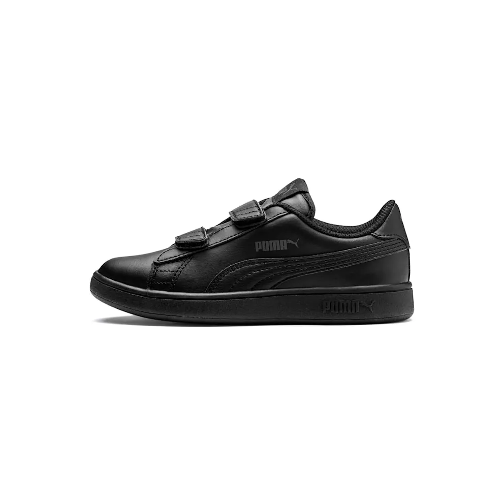 PUMA Smash V2 Kids’ Black/Black (365173-01)