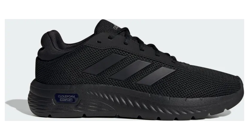 Adidas Cloudfoam Comfy Core Black / Core Black / Iron Metallic (IH6129)