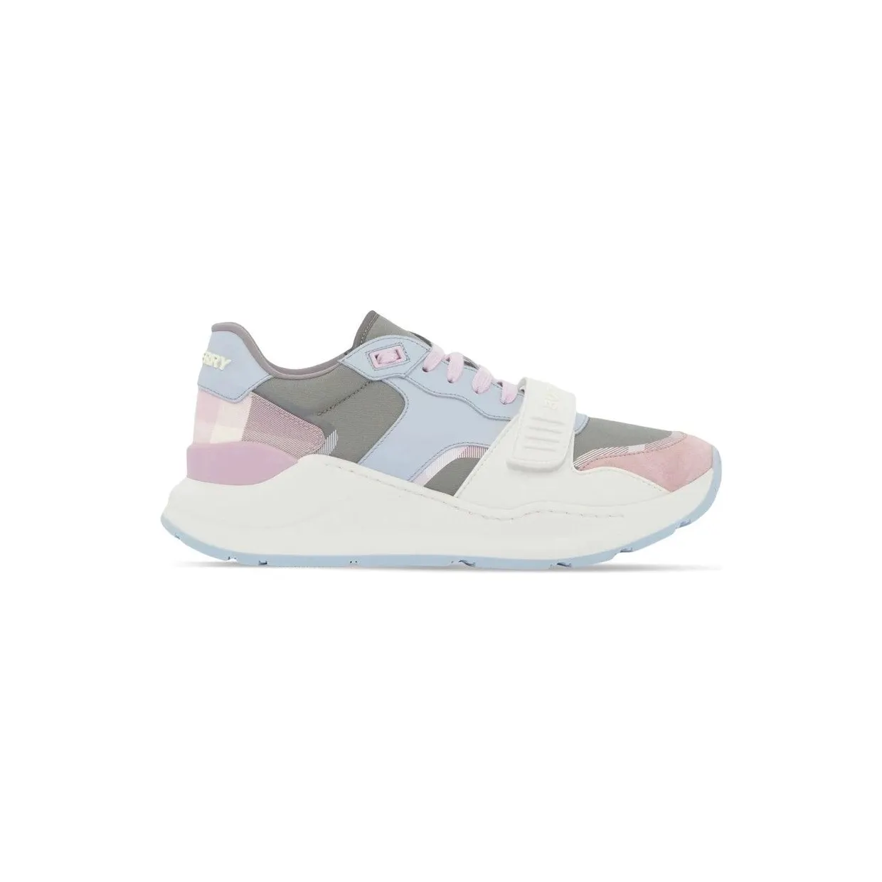 Burberry Ramsey Light Blue Pink Suede (Women) (8055914)