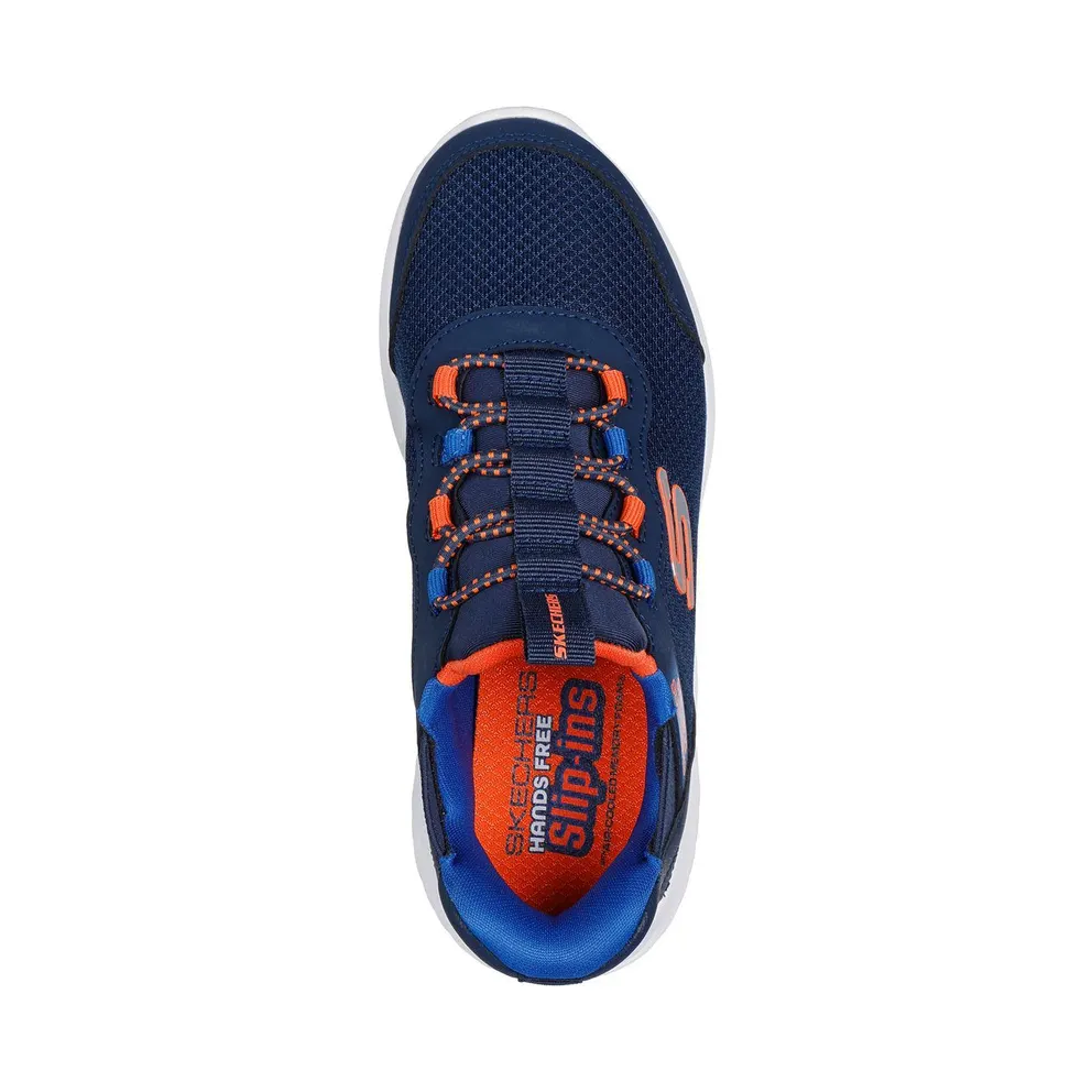 Skechers Slip-ins: Bounder – Brisk-Burst Sneaker Marine/Blue