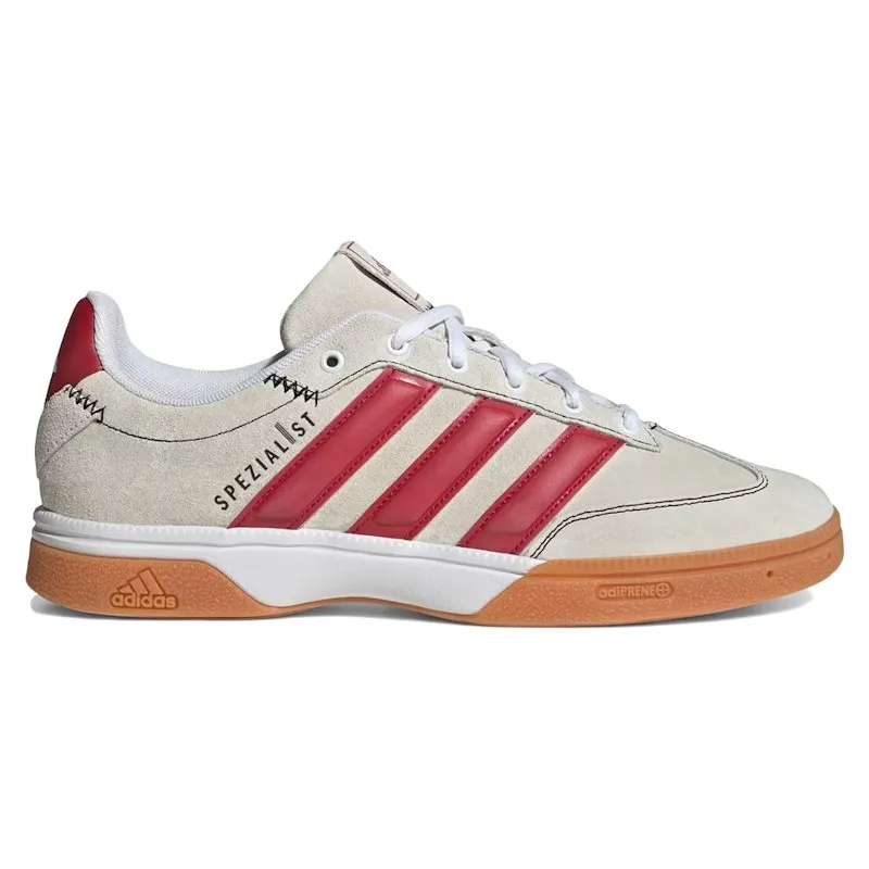adidas Spezialist Indoor White Black Scarlet (JR9587)