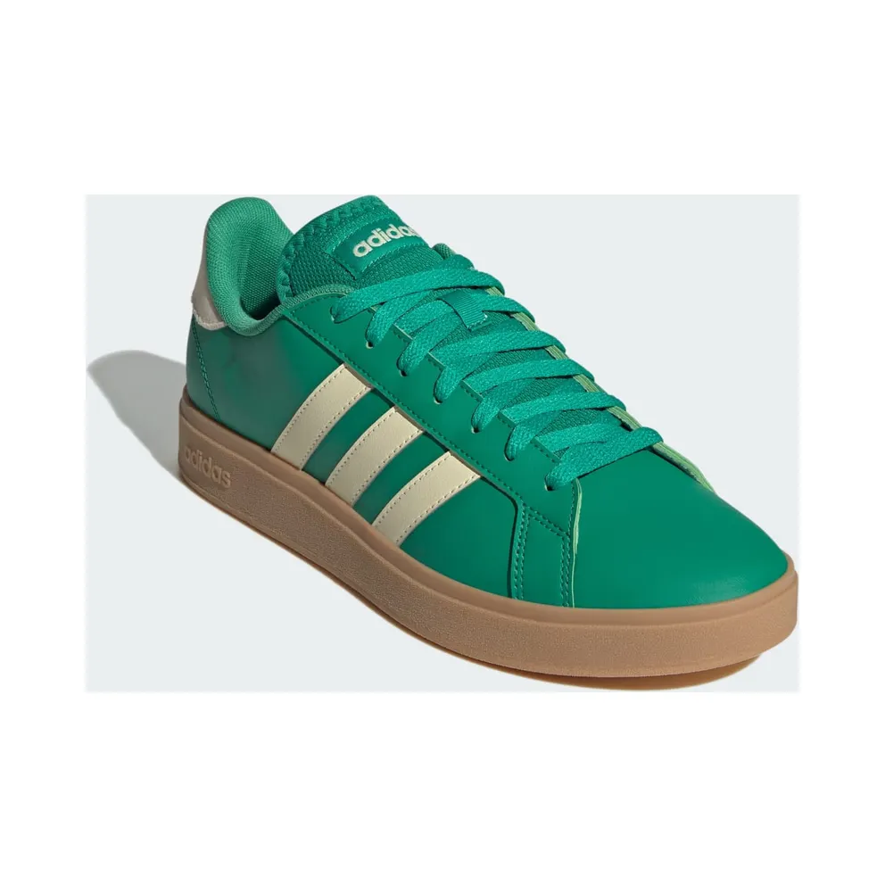adidas Grand Court Td Lifestyle Court Casual “Court Green / Warm Vanilla / Gum” (JQ0528)