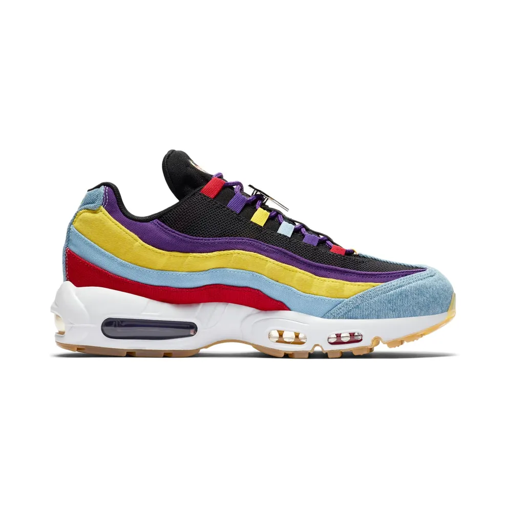Nike Air Max 95 Premium Psychic Blue Chrome Yellow (2019) (CK5669-400)