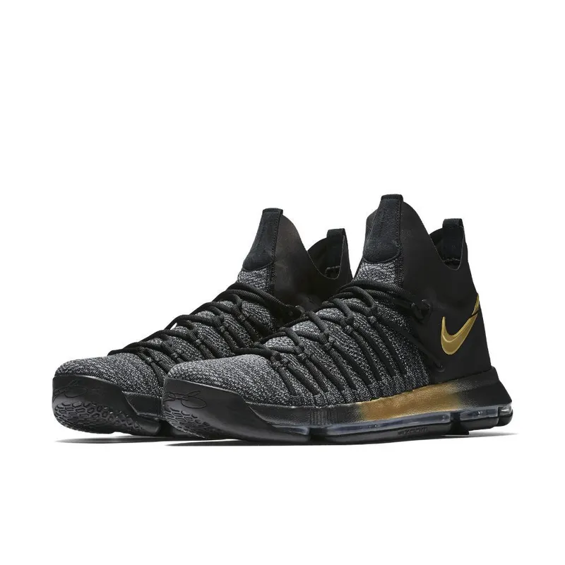 Nike KD 9 Elite Flip the Switch Black/Tour Yellow-Blue Fury (878637-007)