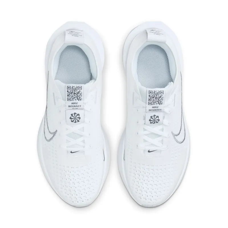 Nike Interact Run White Pure Platinum Metallic Silver (FD2292-100)