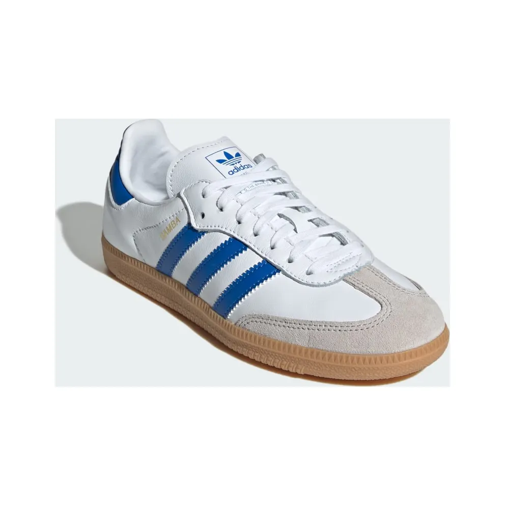 Adidas Samba OG Cloud White / Blue / Gum (JP5482)