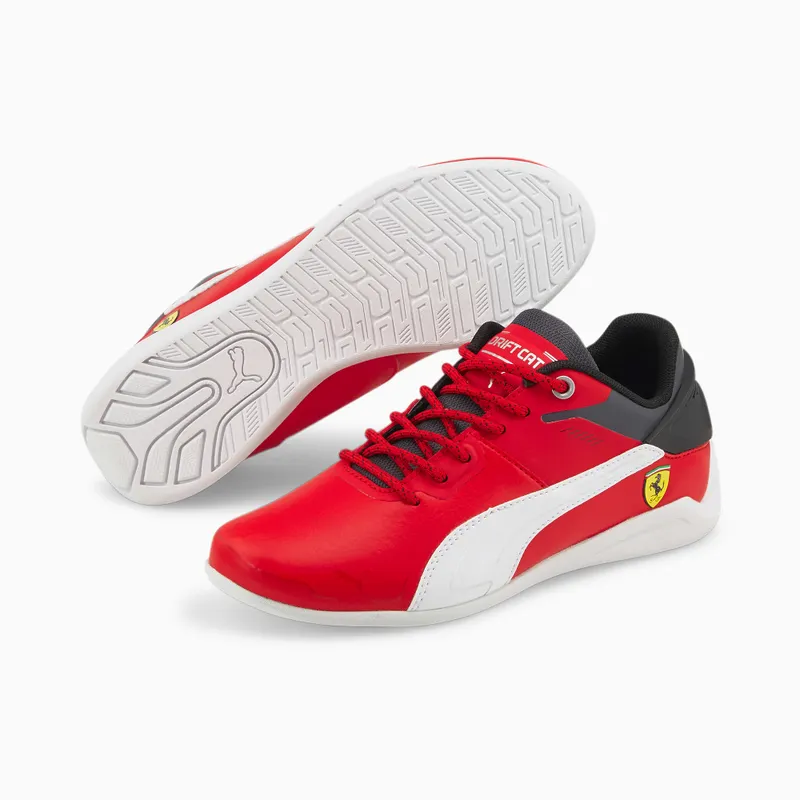 PUMA Scuderia Ferrari Drift Cat Delta Youth Red Corsa/White (306896-05)