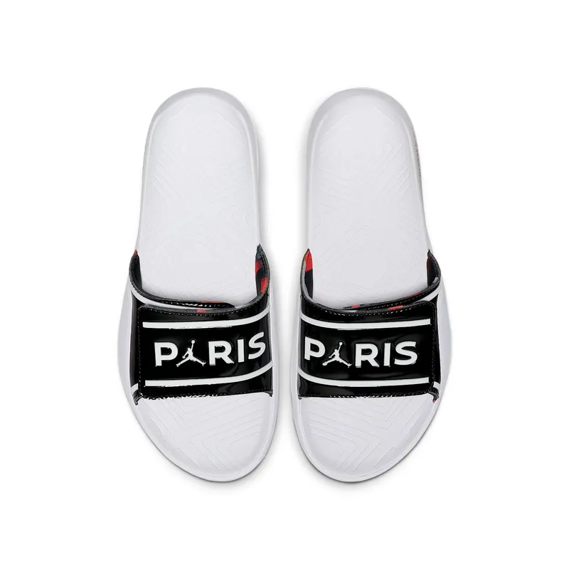 Jordan Hydro 7 V2 PSG Paris Saint-Germain Black/White-White (CJ7244-001)