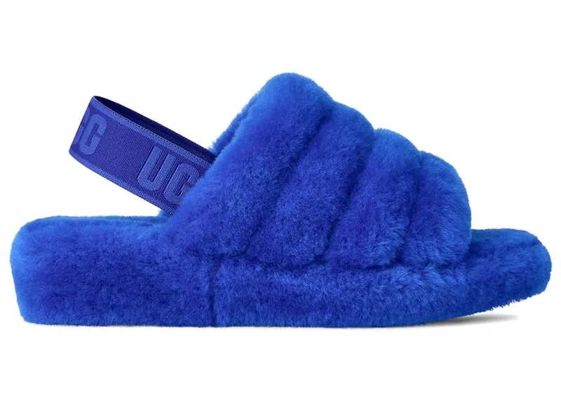 UGG Fluff Yeah Slide Regal Blue Dazzling Blue (1095119-RDZ)