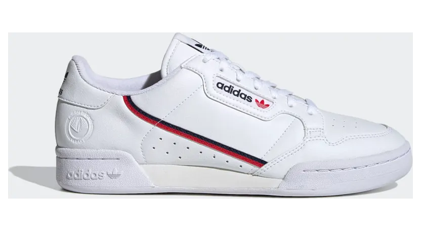 adidas Continental 80 Vegan Cloud White / Collegiate Navy / Scarlet (FW2336)