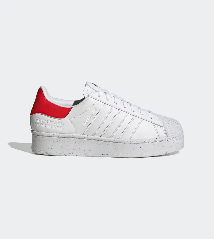 adidas SUPERSTAR BOLD W Cloud White / Cloud White / Red (H67929)