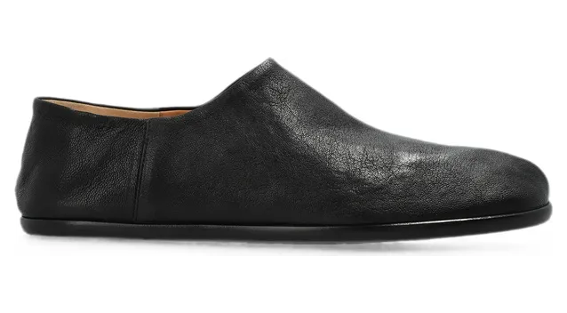 Maison Margiela Tabi Leather “Black” (P7805 S57WR0051 T8013)